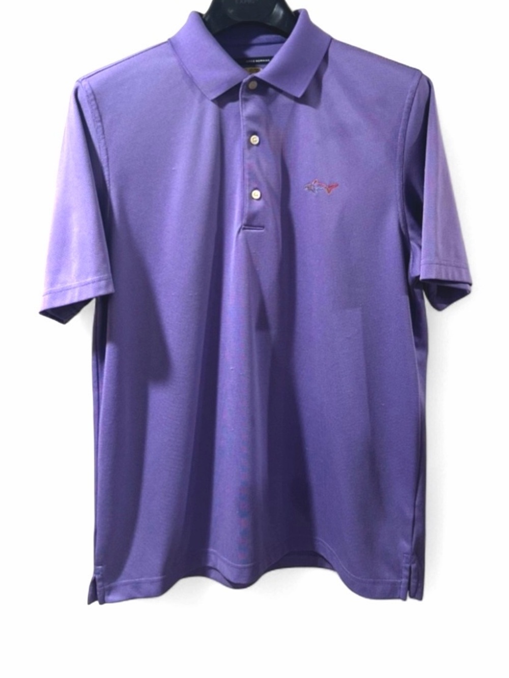 Greg Norman Collection Purple Golf Polo Shirt Size Men’s Medium